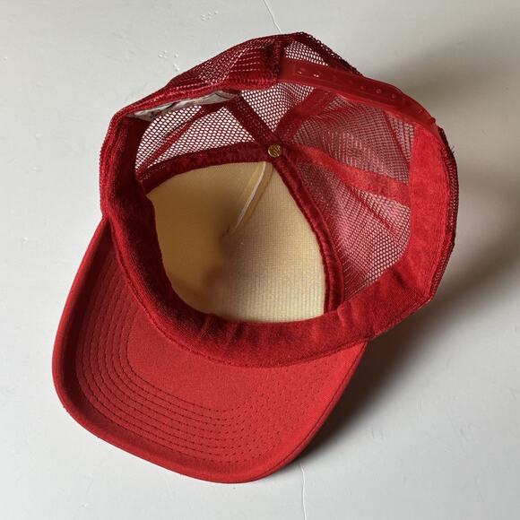 Vintage Rainier Beer Trucker Hat. SnapBack. Red. Excellent Condition. - Picture 9 of 13